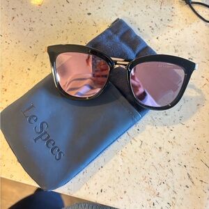 Le Specs Sunglasses with Pink Lenses